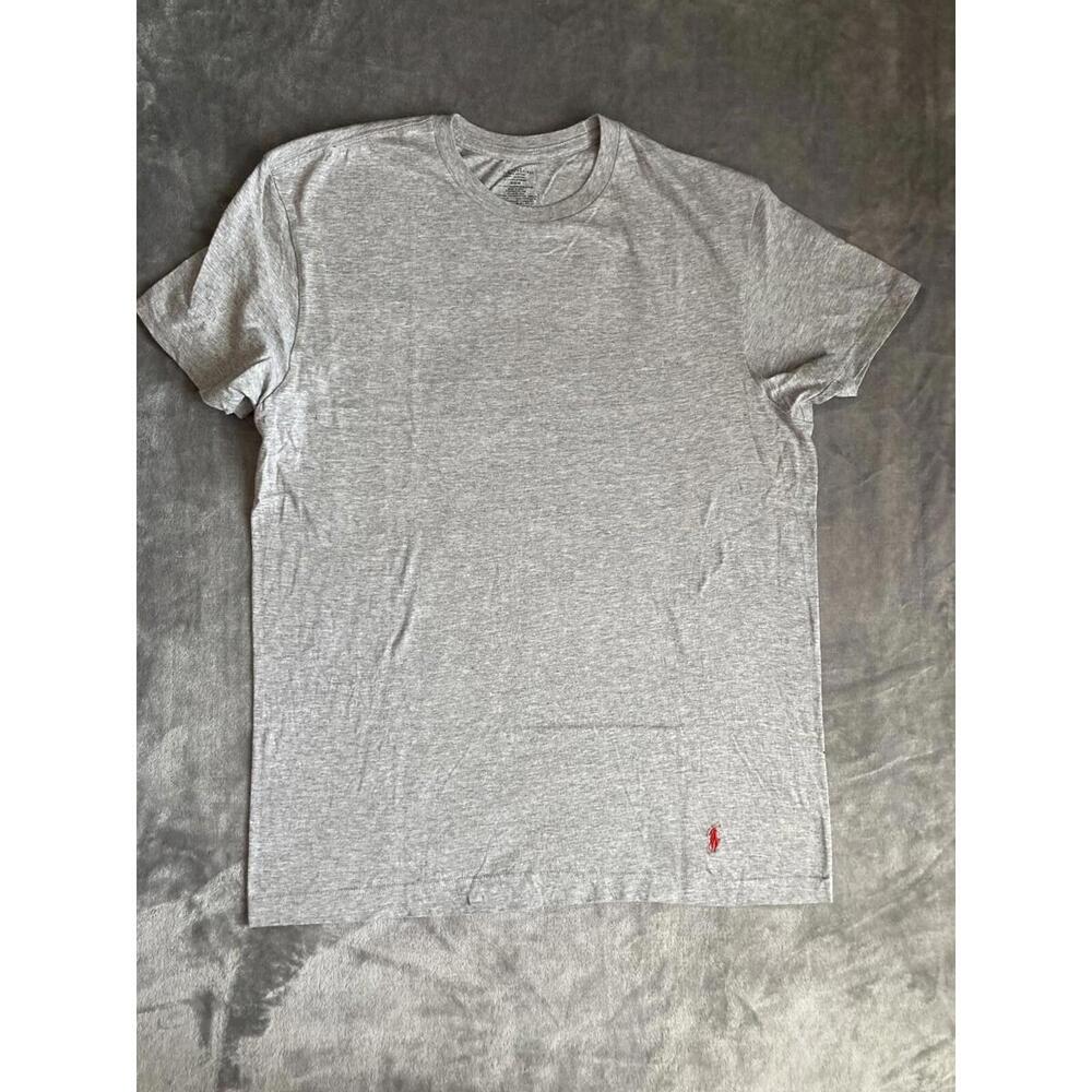 Polo Ralph Lauren Slim Fit Short Sleeve Heather Gray Under Shirt Size Medium